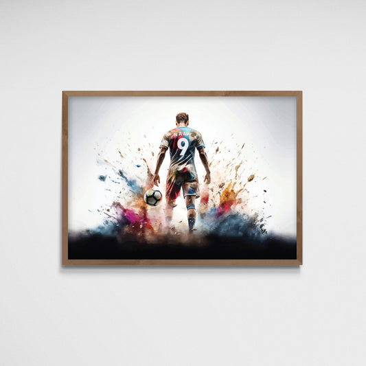 Personalized Watercolor Soccer Print | Digital Download