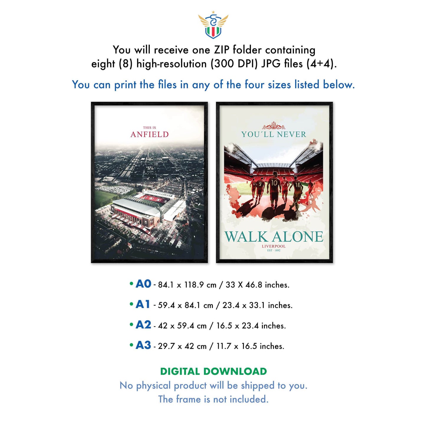 Liverpool – Set of 2 Posters | Digital Download
